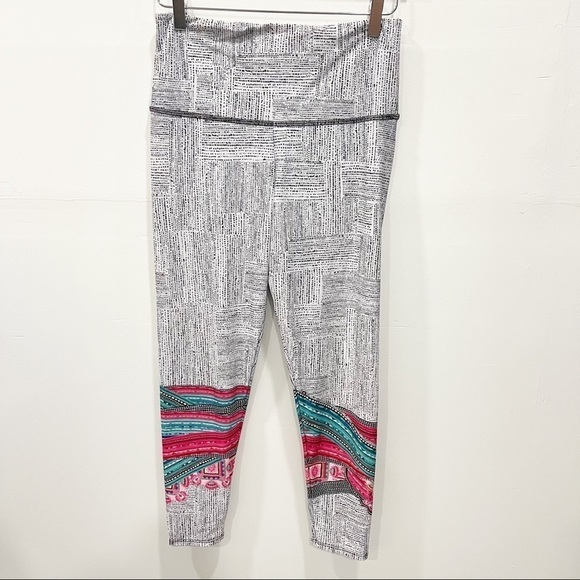 Onzie Flow High Rise Legging Printed Large - Picture 1 of 9